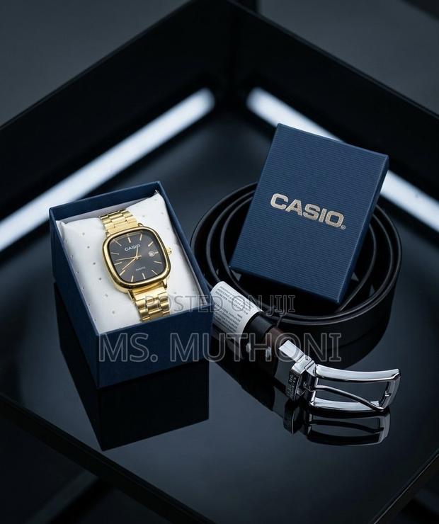 Executive Classic Watch and Belt Gift Set - main view