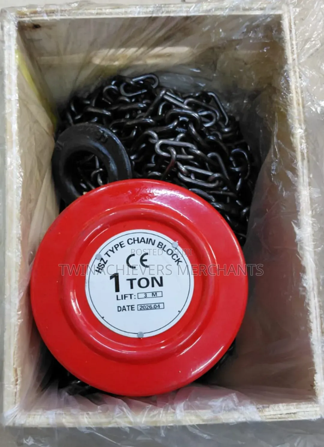 1Ton 3mtrs Chain Block