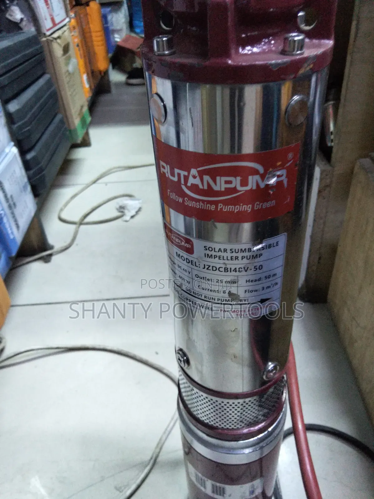 Rutan DC Solar Pump 50m/48v
