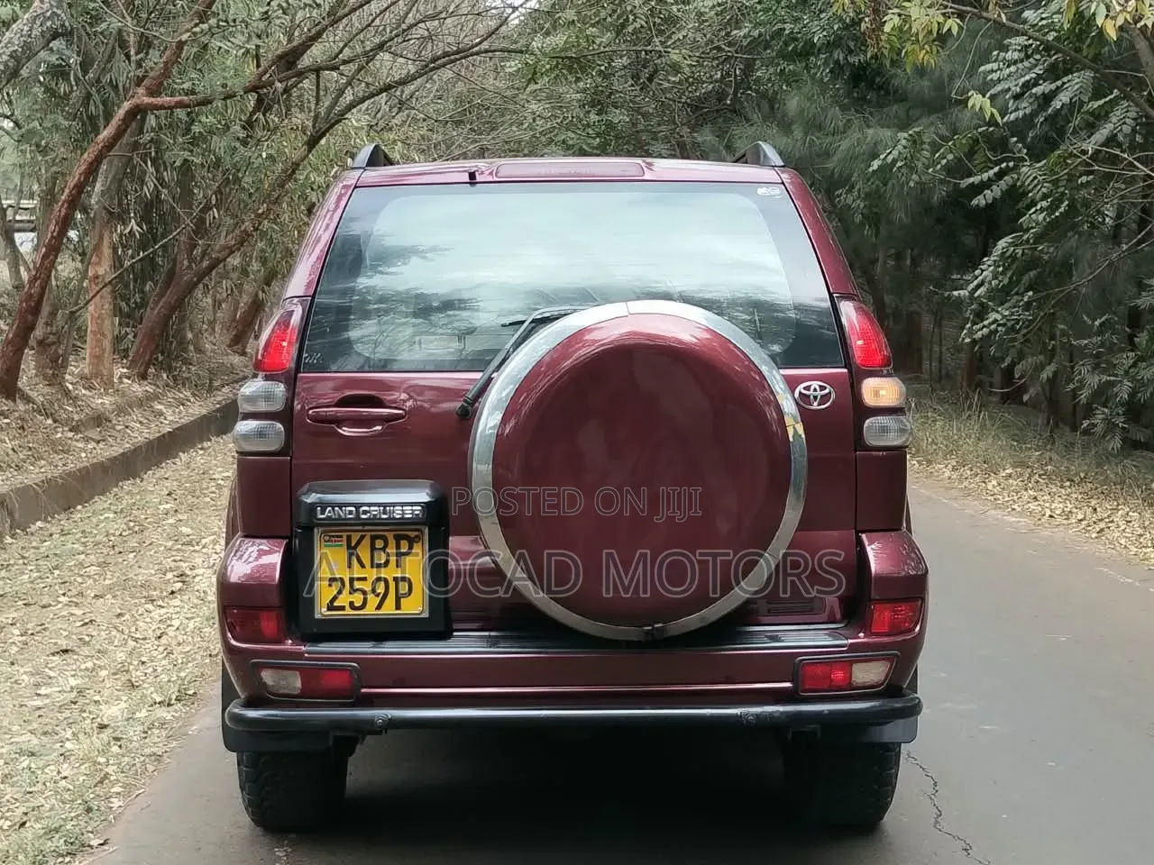 Toyota Land Cruiser Prado 2005 Maroon