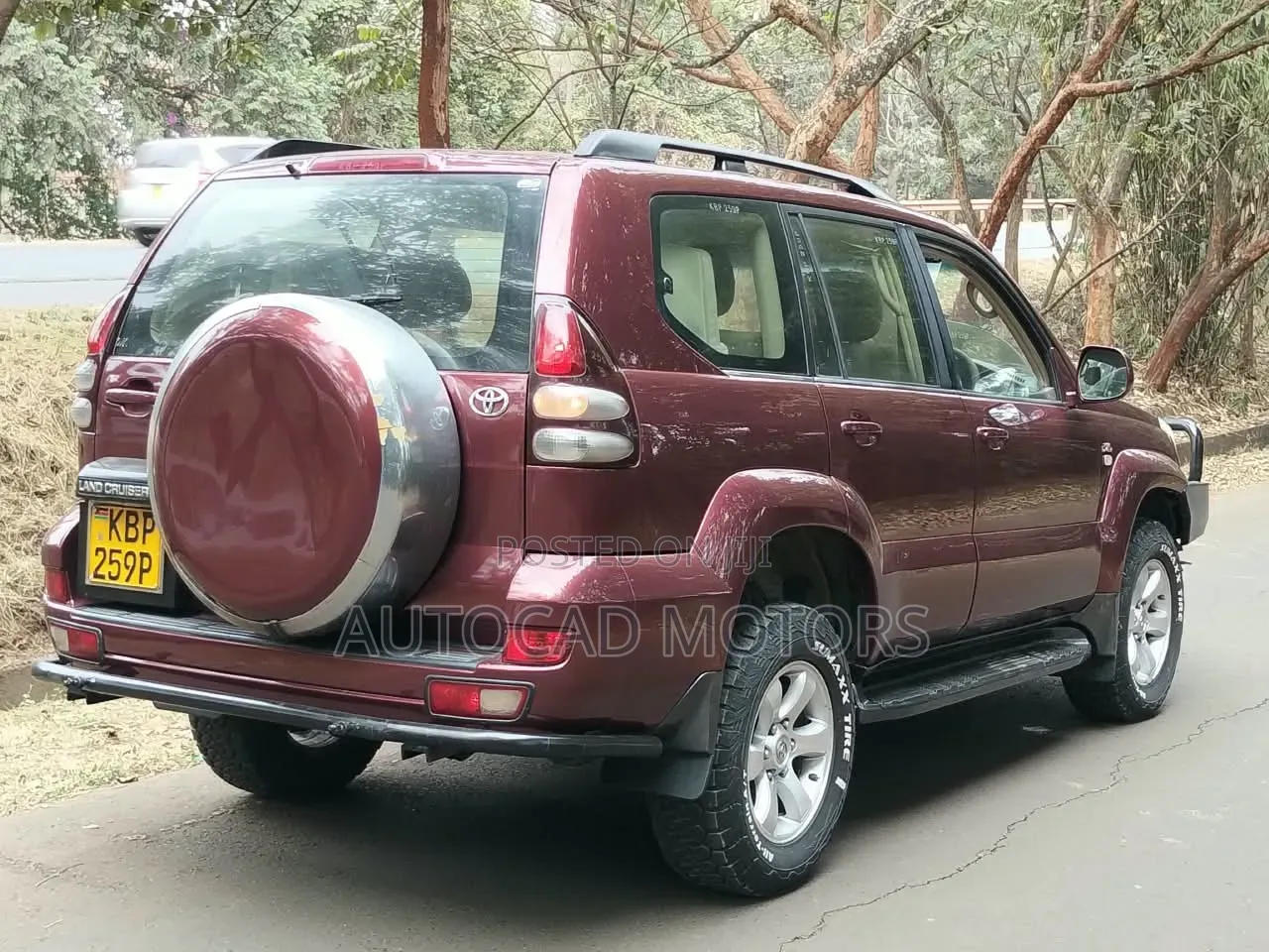 Toyota Land Cruiser Prado 2005 Maroon