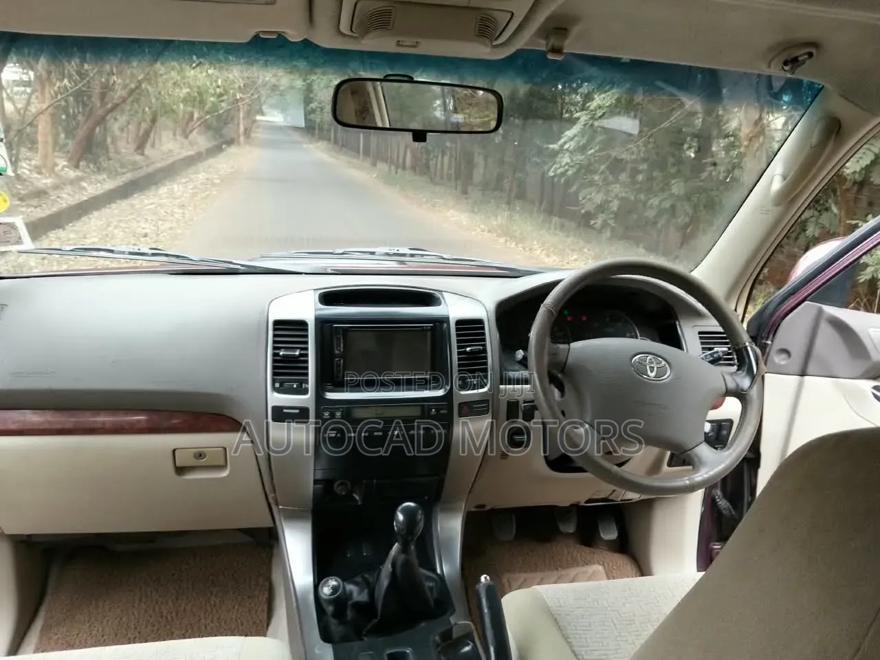 Toyota Land Cruiser Prado 2005 Maroon