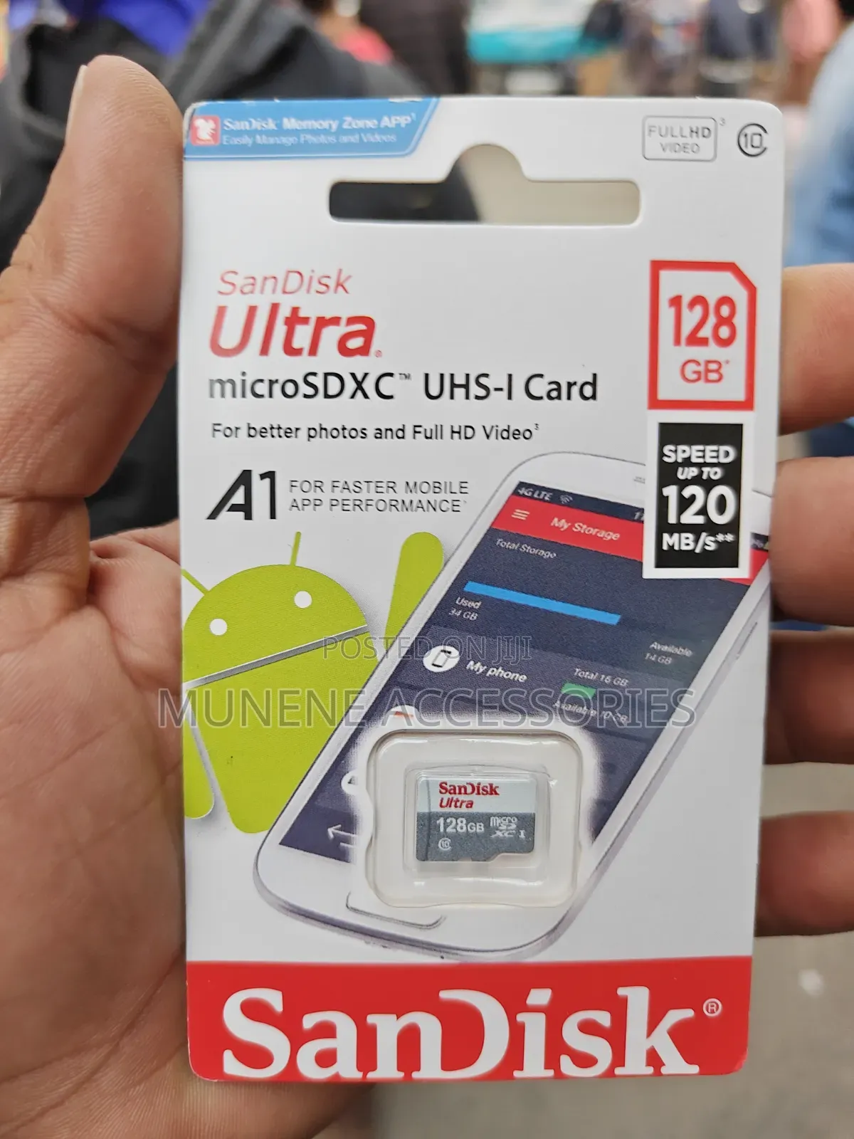 Sandisc 128gb Genuine Class 10 Memory Card Full Capacity