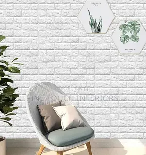White 3d Foam Wall Panel