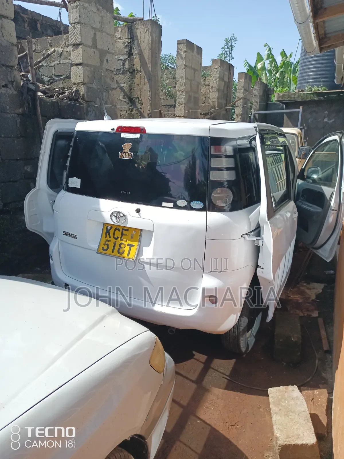Toyota Sienta 2008 White