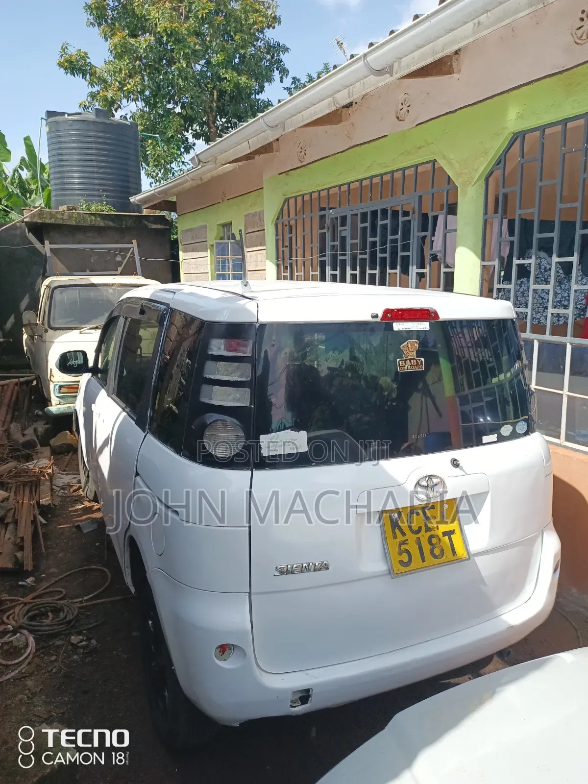 Toyota Sienta 2008 White