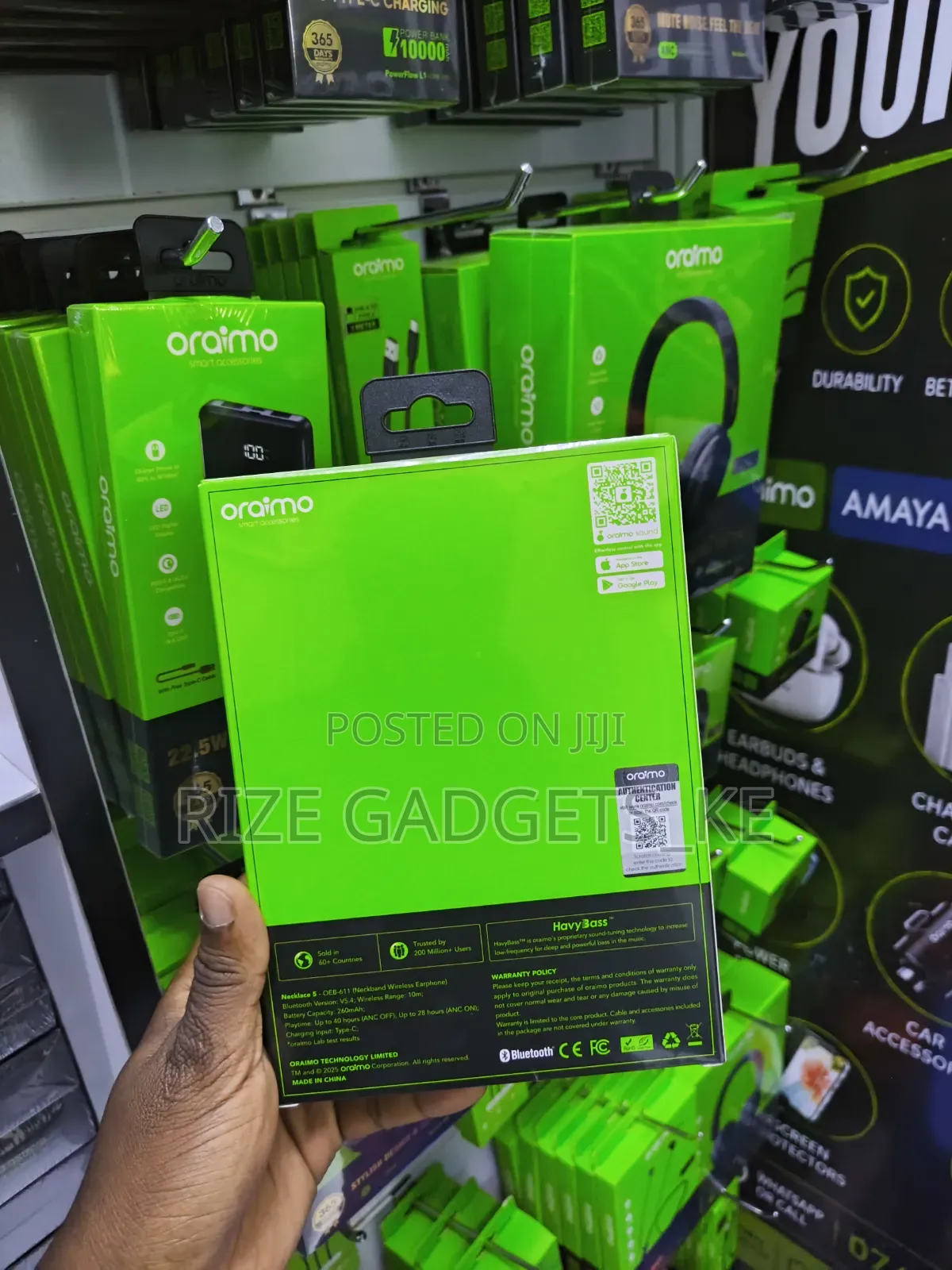 Oraimo Necklace 5 With Anc 40 HRS