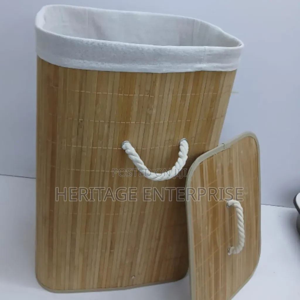 Wooden Laundry Basket