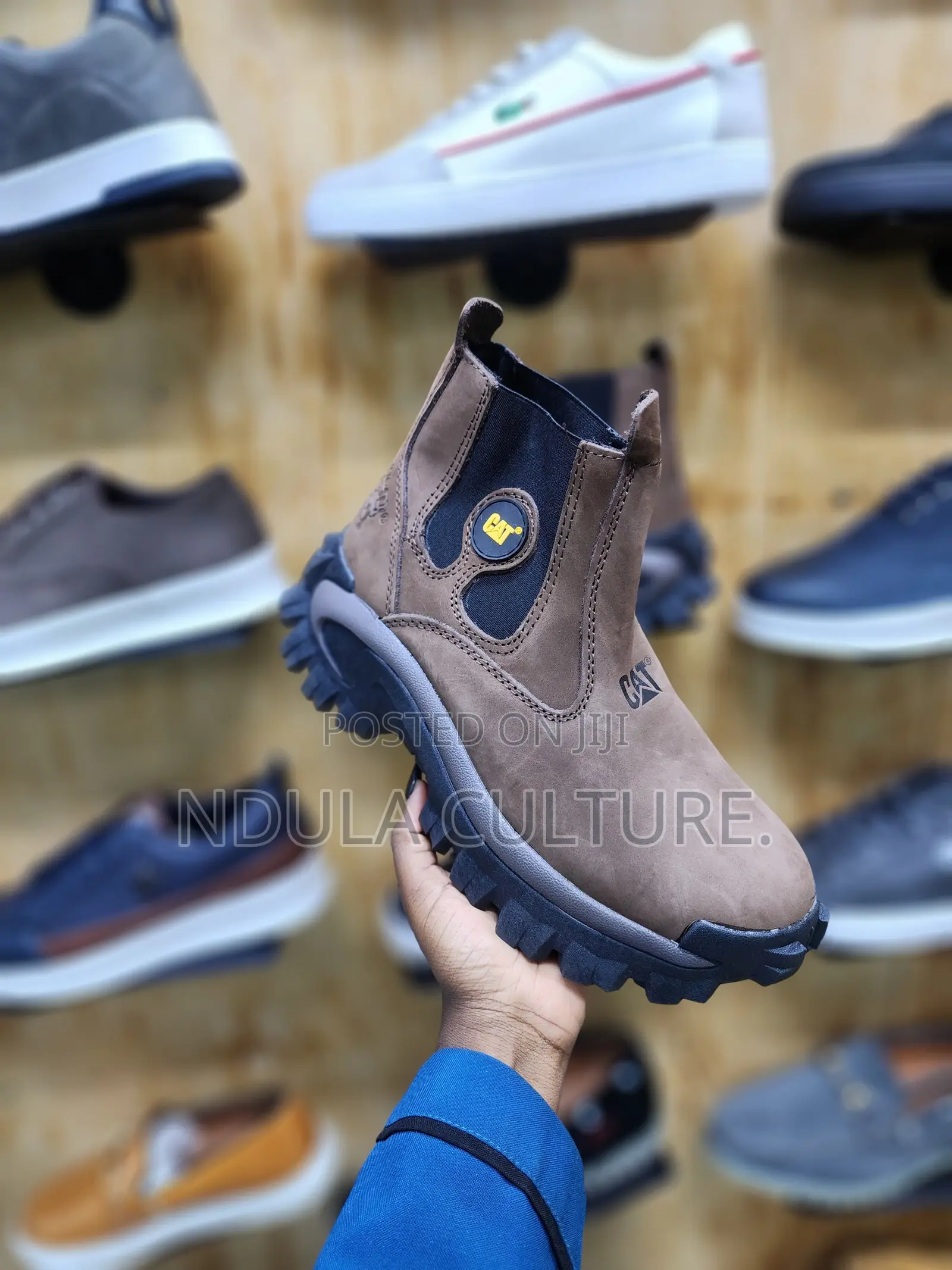 Cat Rugged Slip-on Boots