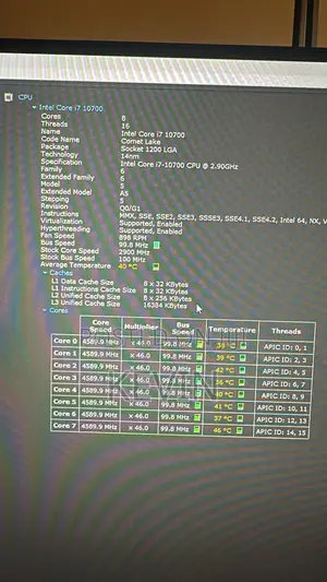 Desktop Computer 32GB Intel Core i7 HDD 1T