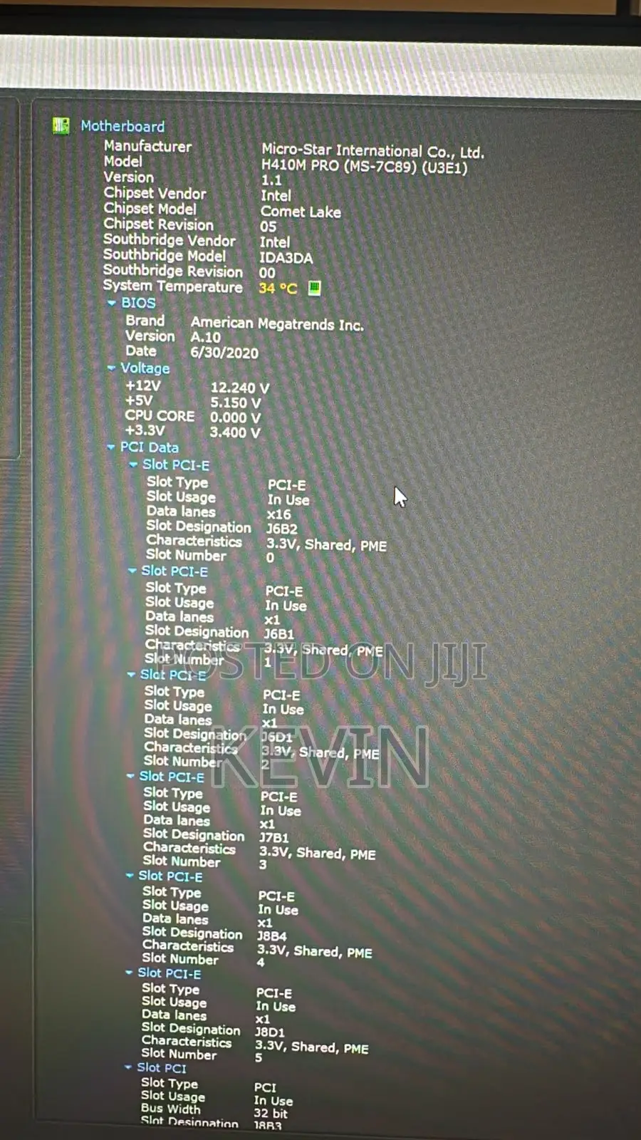 Desktop Computer 32GB Intel Core i7 HDD 1T