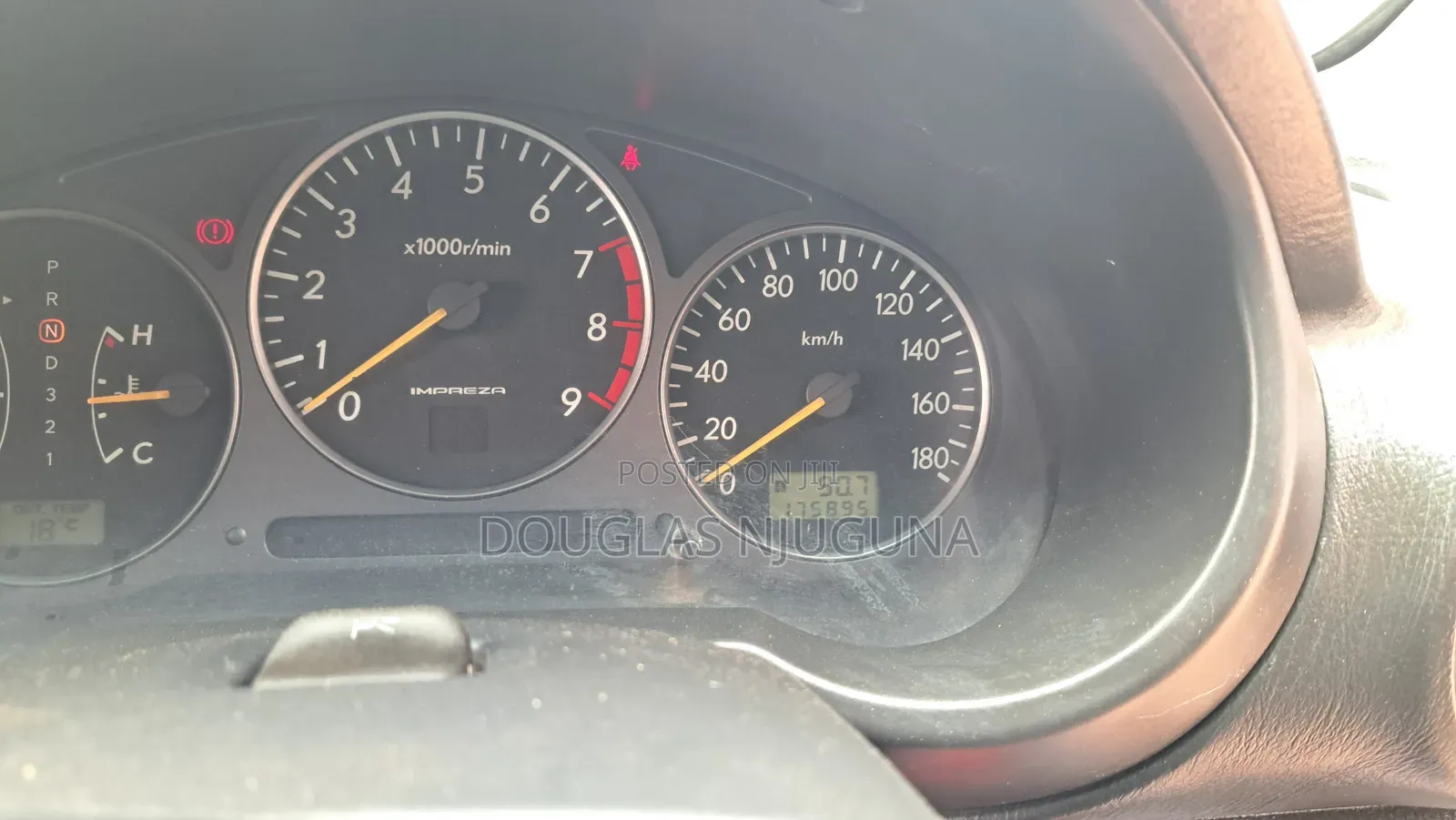 Subaru Impreza Type Euro 20 K 2001 Gray