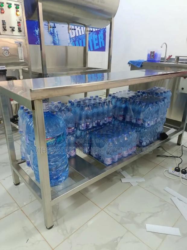 Stainless Steel Commercial Packaging Table - main view