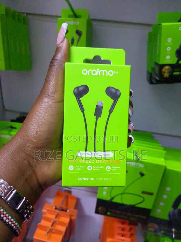 Oraimo Type C Deep Bass Earphones With Warranty