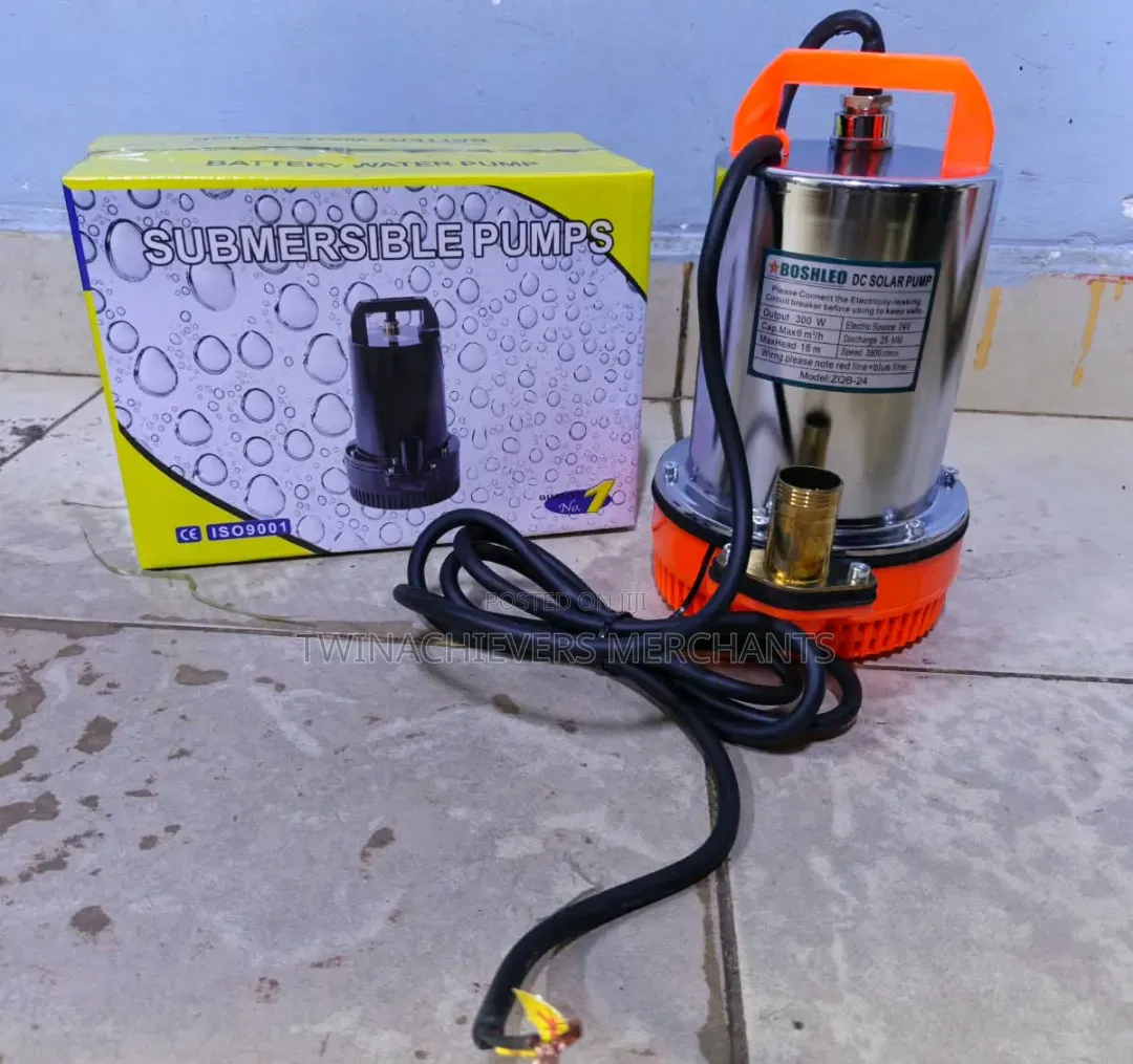 DC Submersible Water Pump 24v 300w 15mtrs