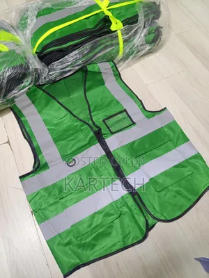 High Visibility Reflective Safety Vest – Green