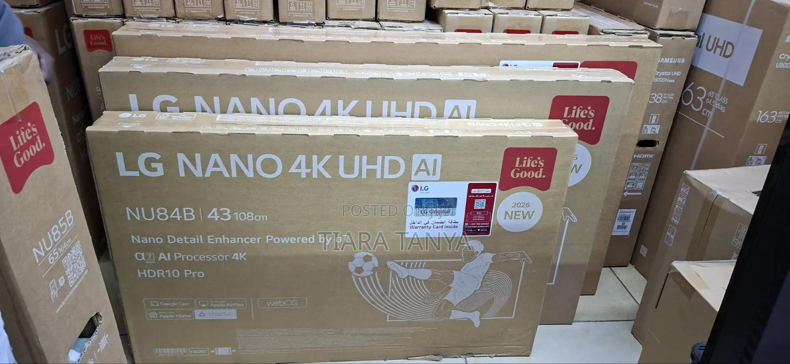 43 Inch LG Nano Ai Nu84 Smart TV 2026