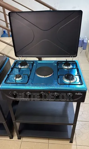 Olelón 4+1 Standing Cooker With Shelves | Gas Electric Cooker