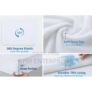 Fashion Best Waterproof Mattress Protector 3D Fitted Deep Pocket