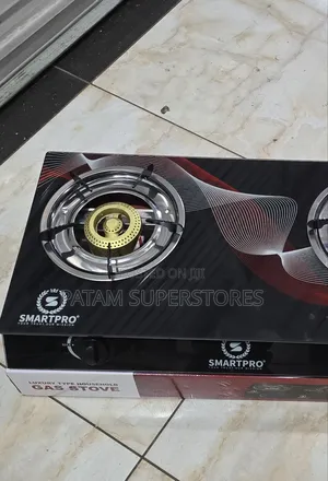 Smartpro 2Gas Burner Table Top Cooker Glass Top