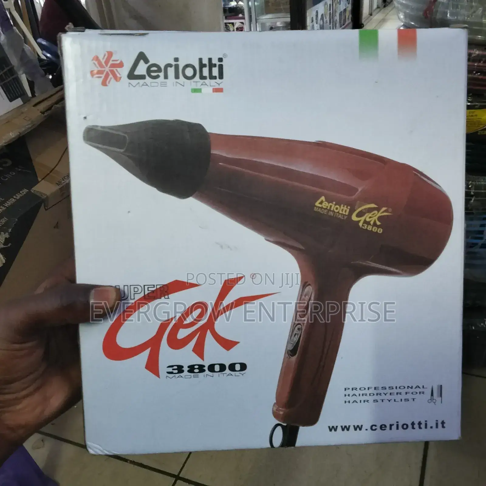 Super GEK 3800 Italian Blowdryer-1900watts