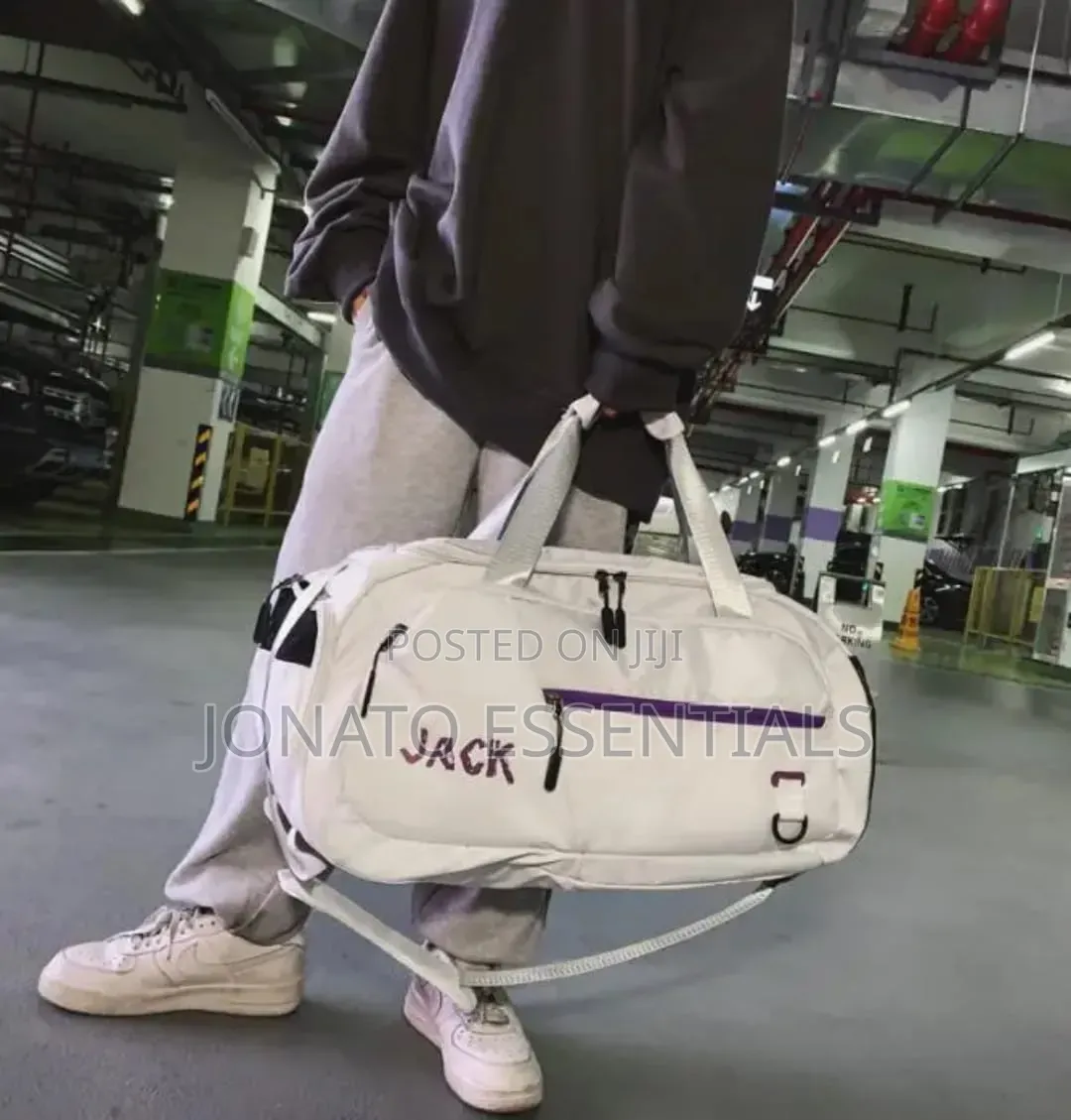 Jack Gym Duffel Bag With Shoe Compartment, Large Sports Travel