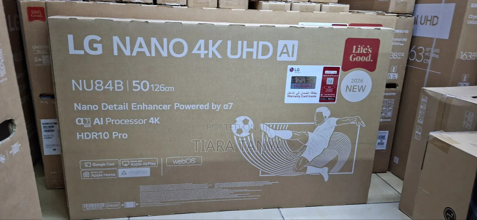 LG 50 Inch Smart Nu84 Smart Ai Nanocell Led Uhd TV