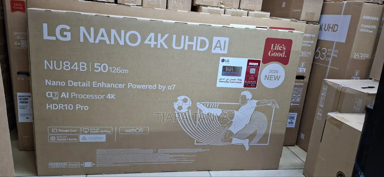 LG 50 Inch Smart Nu84 Smart Ai Nanocell Led Uhd TV