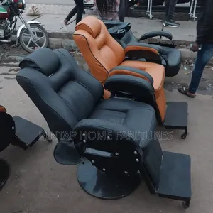 Black/Brown Barber Chairs