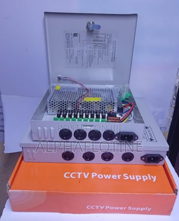 CCTV Closed Power Supply 12V 20A Stable Power for Medium CCTV Systems