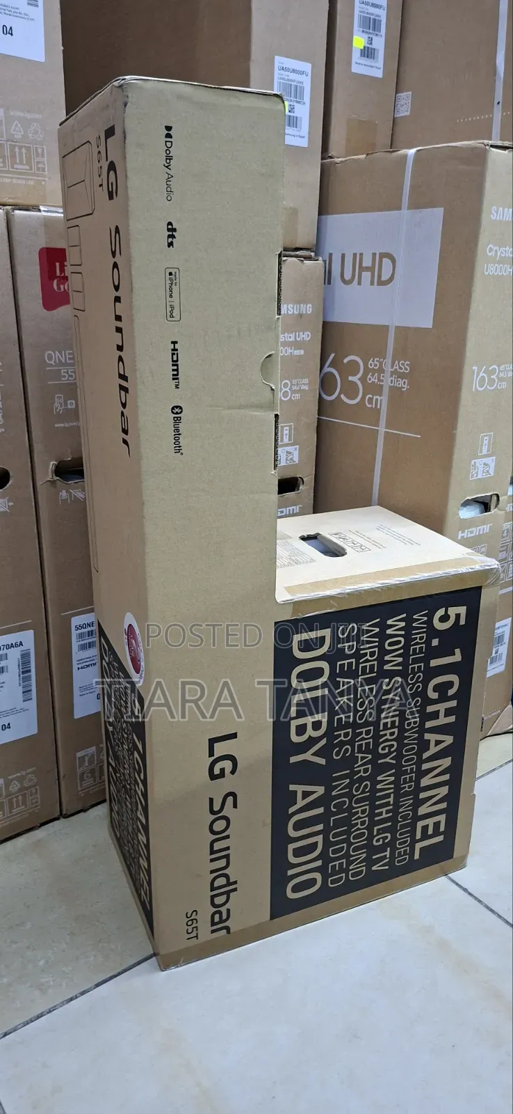 LG Soundbar S65T 5.1Ch With Wireless Subwoofer.