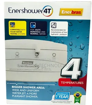 Original Enerbras Enershower 4T Made in Brazil Salty Borehole Water