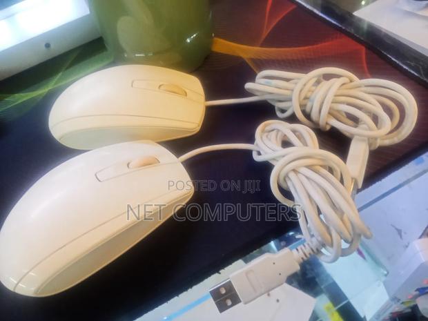 White Wired Computer Mice - thumbnail 2