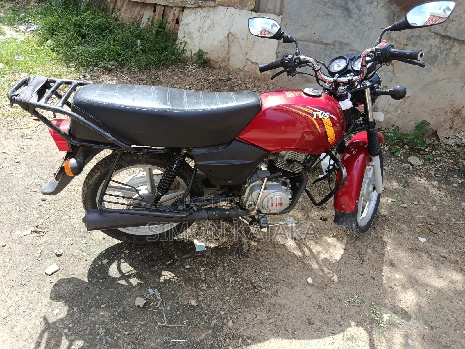 TVS XL 100 2022 Red