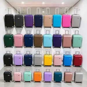 Tough Reliable 3-in-1 Unbreakable Rubber Plastic Suitcase Bags