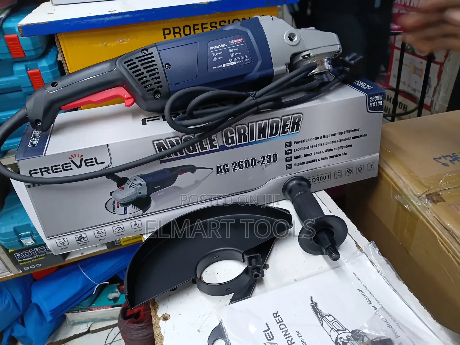 9-Inch Freevel AG 2600-230 Angle Grinder