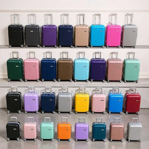 Reliable Travel 3-in-1 Unbreakable Rubber Plastic Suitcase Bags
