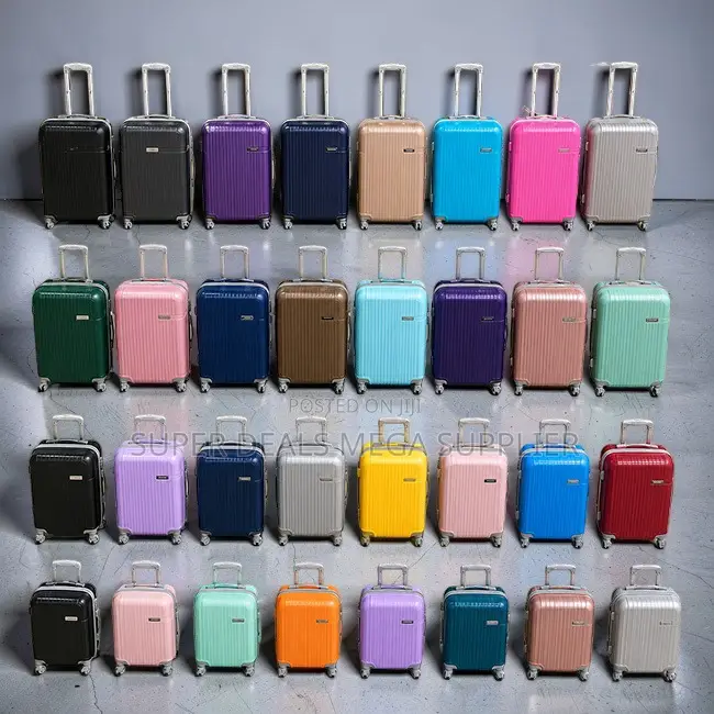 Resistant Durable 3-in-1 Unbreakable Rubber Plastic Suitcase Bags