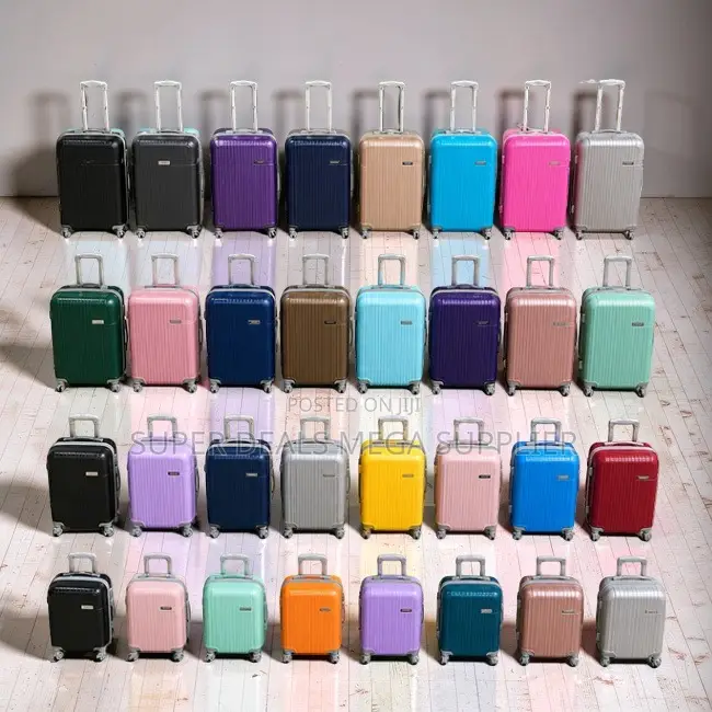 Smooth Wheels Travel 3-in-1 Unbreakable Rubber Plastic Suitcase Bags
