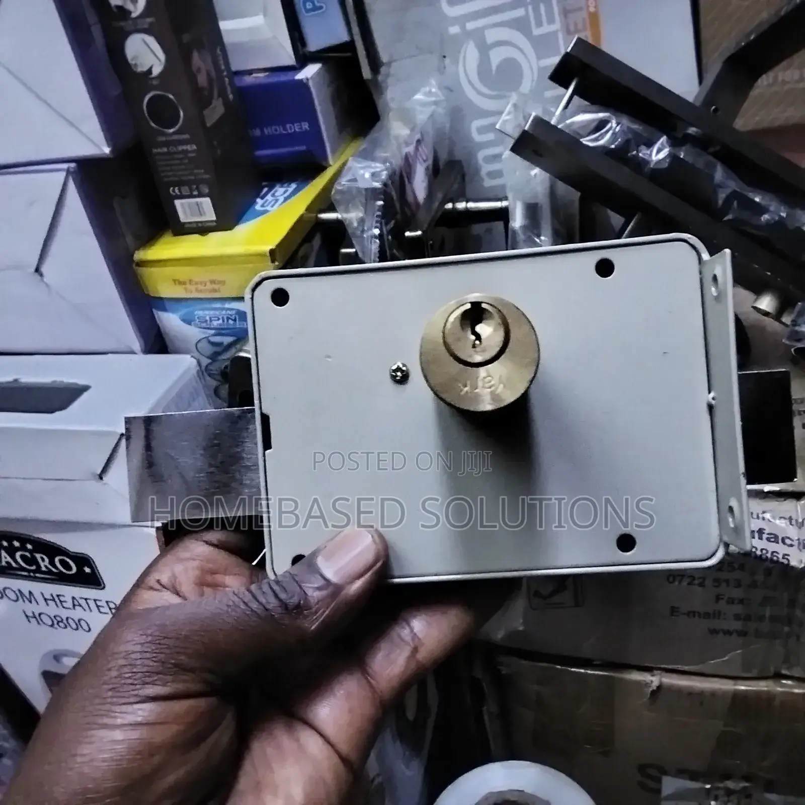 6 Turn Yark Rim Lock Steel Deadlock