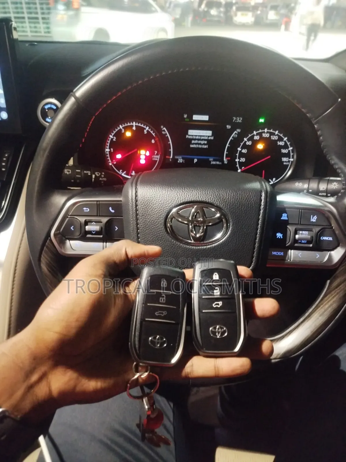 Toyota Land Cruiser Car Key Programming