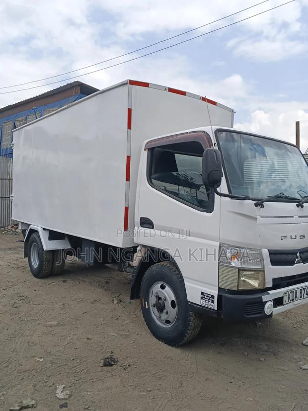 Mitsubishi Canter 4d33 14fit Long 2014 White - thumbnail 5