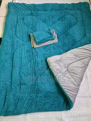 4pc Warm Heavy Sherpa Fleece Duvet Set | 6x6/6x7