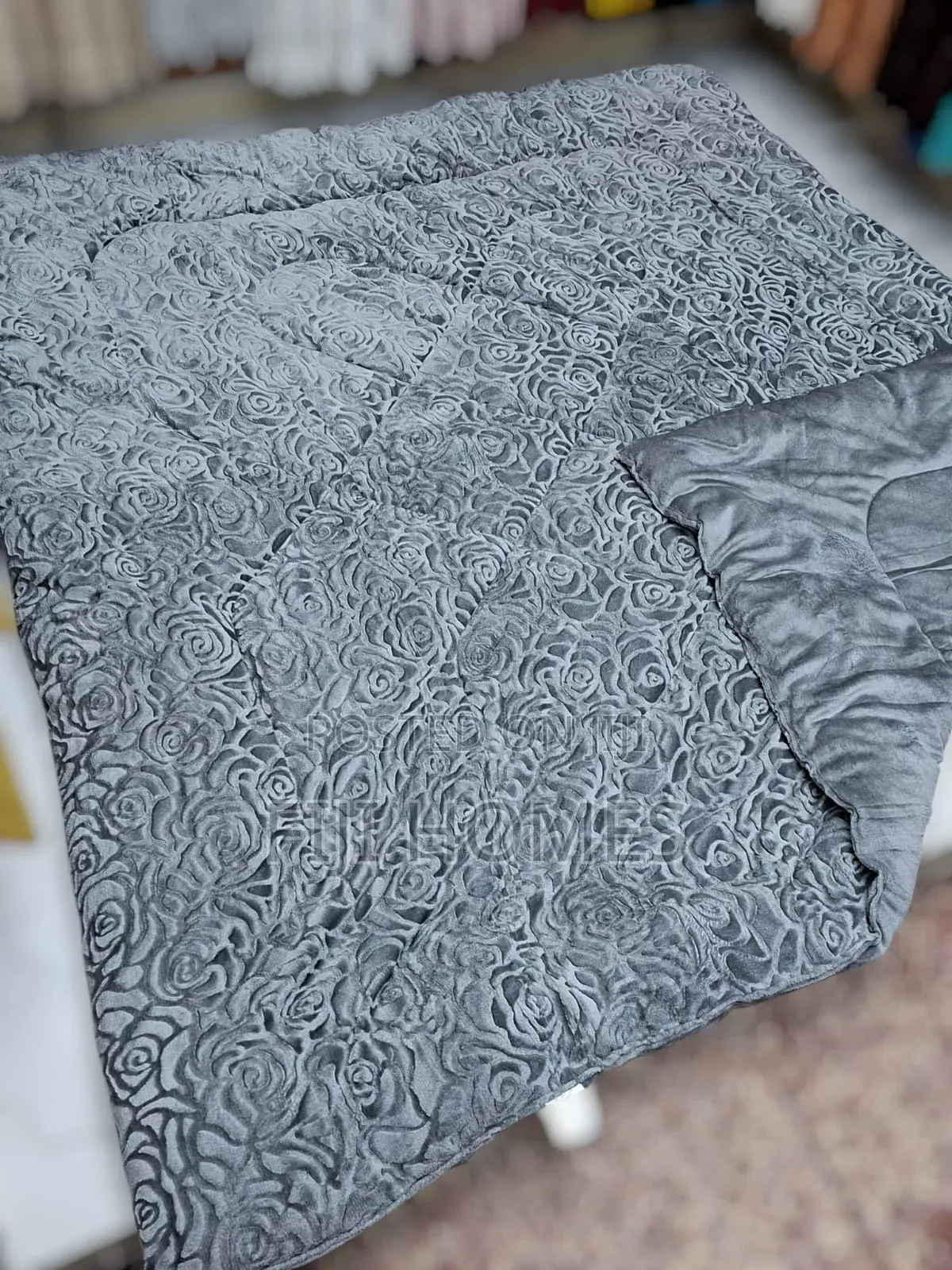 Plain Cabbage Print Single Duvet | 200x230cm