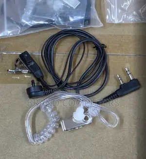 2 Pin Baofeng Walkie Talkie Earpiece With Clear Tube