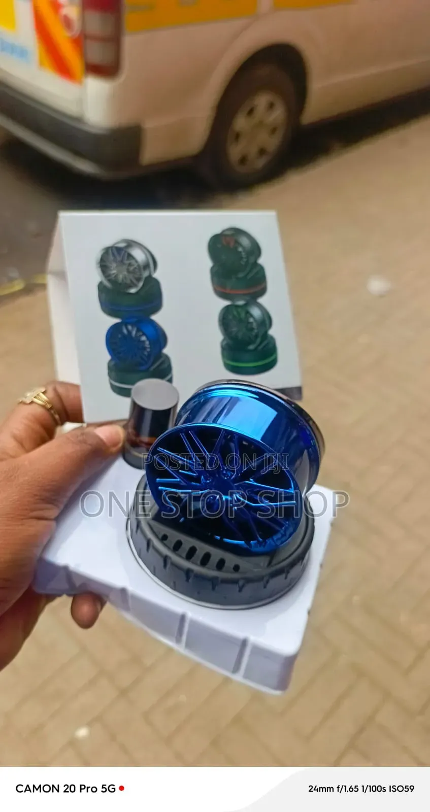 Modeled Stylized Multi_spoke Racing Rims Air Freshener
