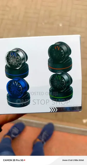 Modeled Stylized Multi_spoke Racing Rims Air Freshener