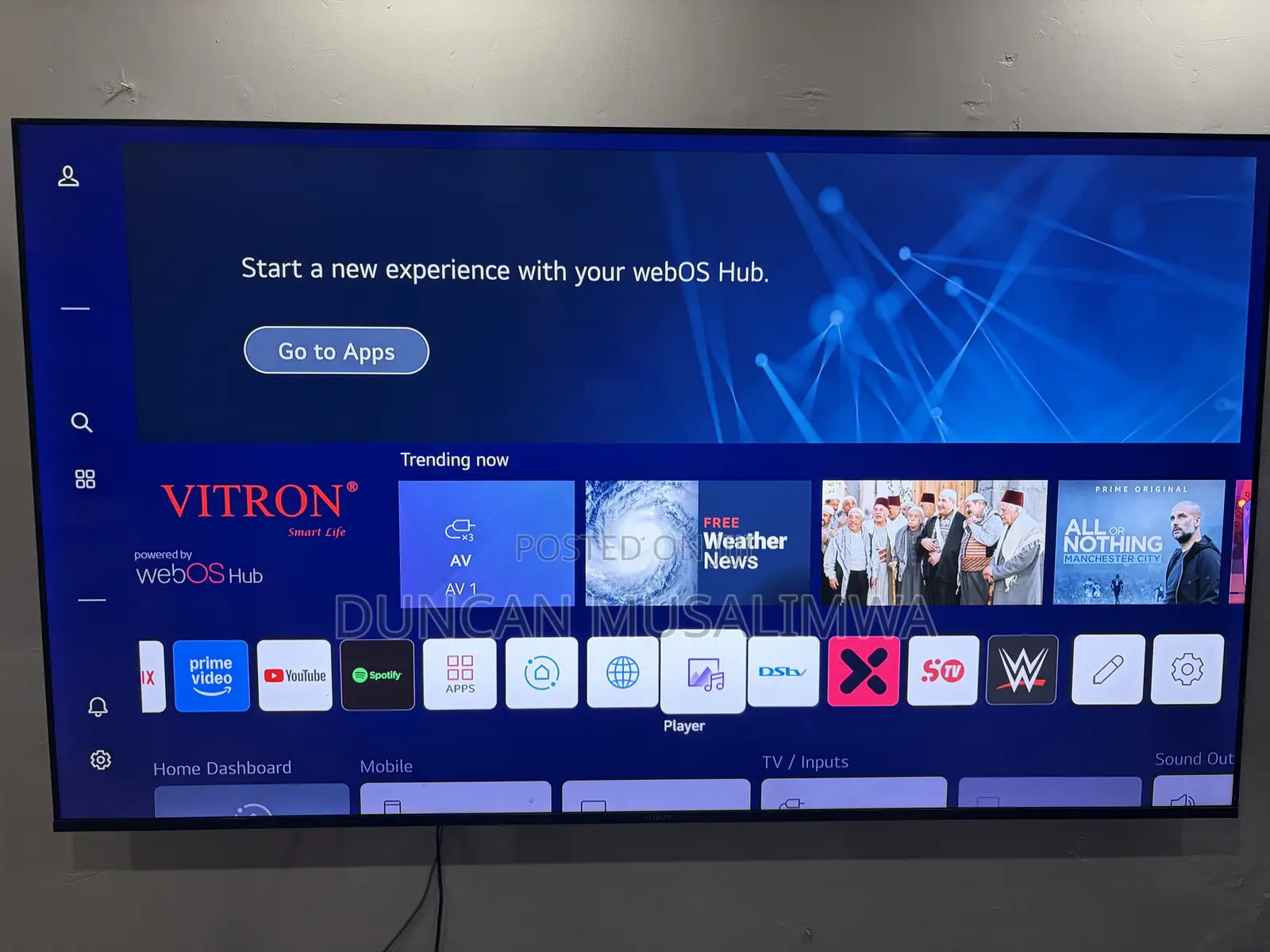 Vitron 75 Inch TV HDR With Dolby Audio