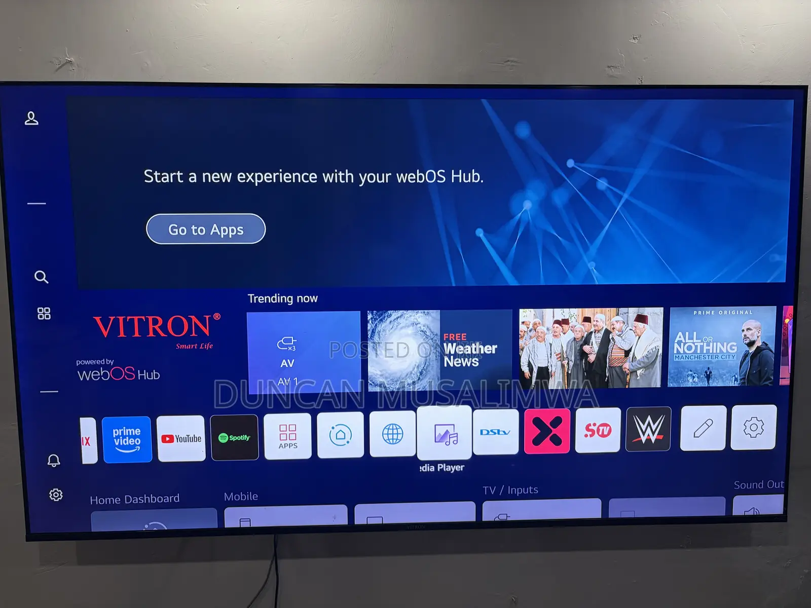 Vitron 75 Inch TV HDR With Dolby Audio