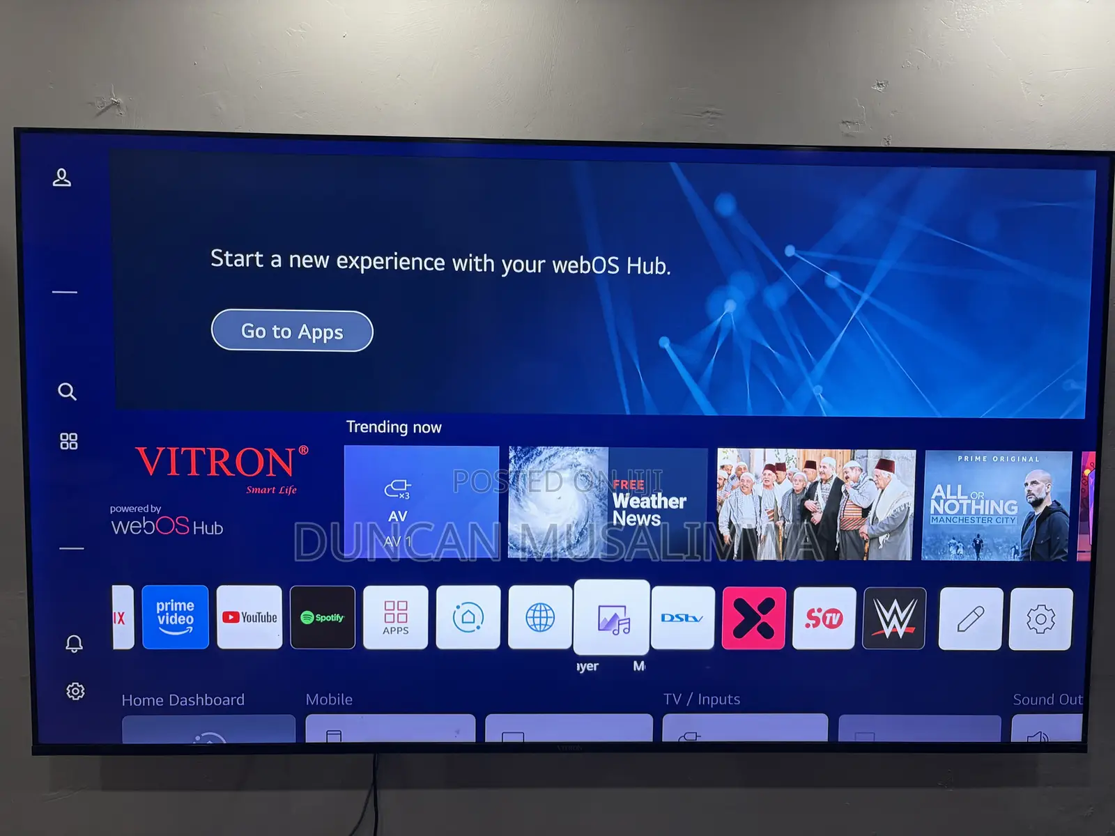 Vitron 75 Inch TV HDR With Dolby Audio